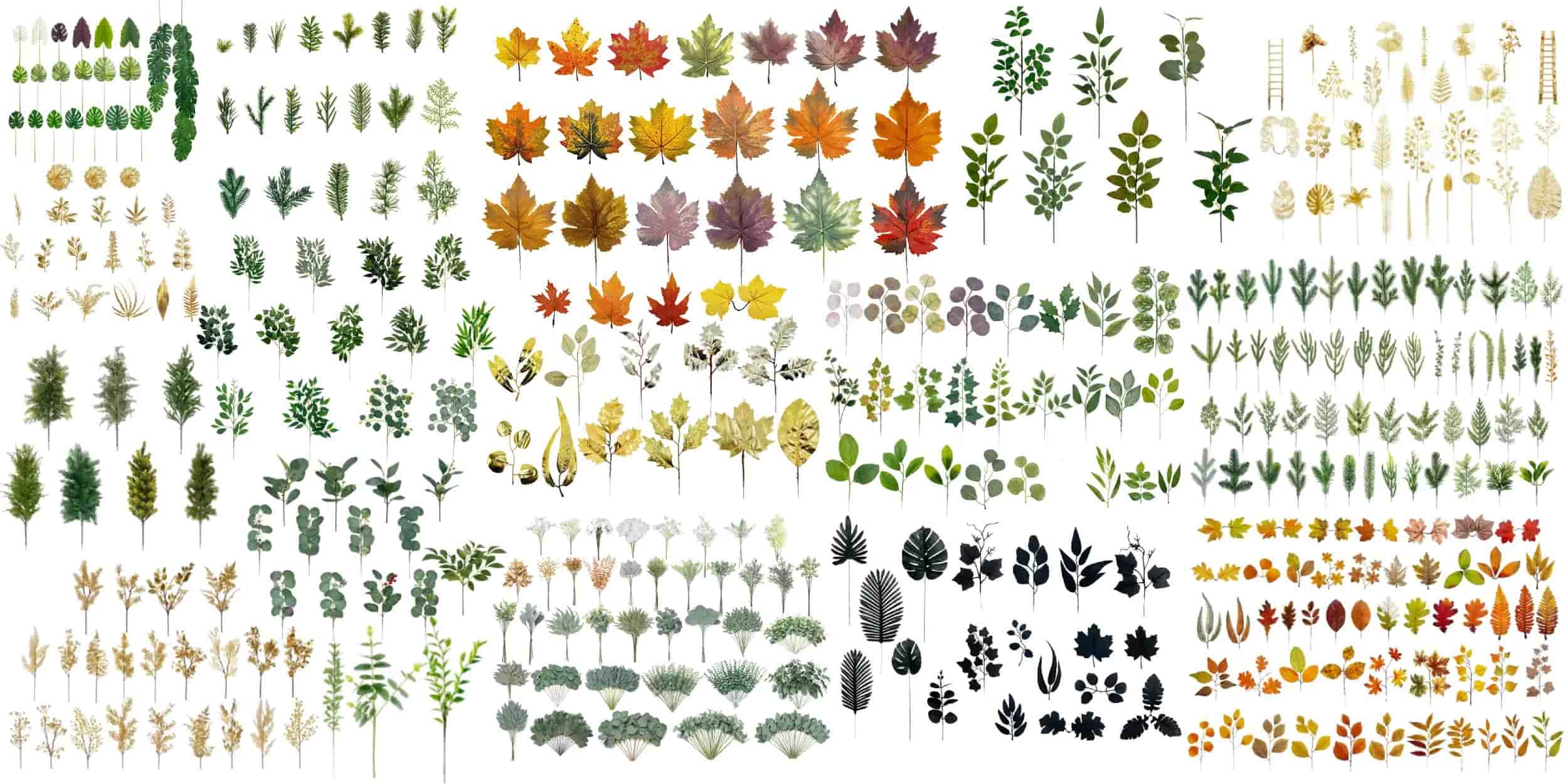 How to select artificial plant materials based on the usage environment?