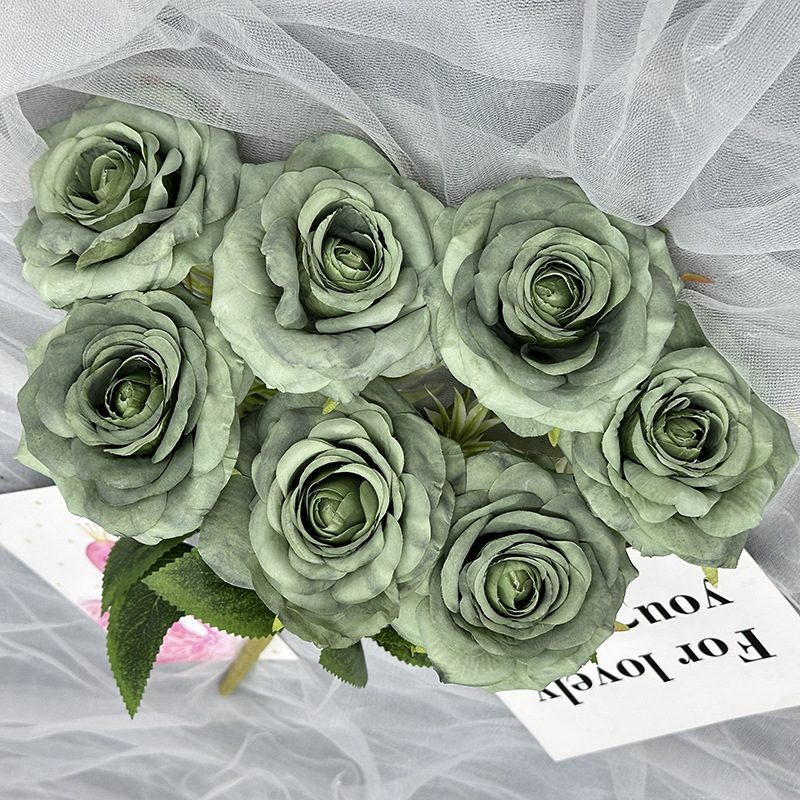 The artificial flowers are English roses made from brushed fabric and are available in 11 colors. Artificial rose flowers are used for home decoration and wedding flower arrangements. Leafhometrade specializes in providing wholesale custom artificial plants.