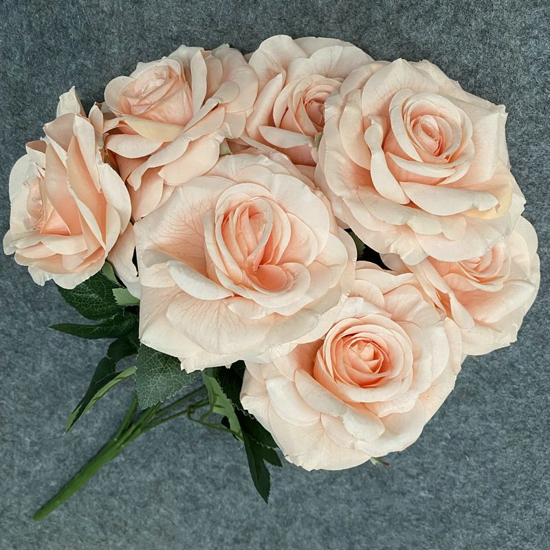 Artificial Rose Bouquet are garden roses made of printed laminated cloth with 12 colors available. Artificial Rose Flowers are used for Home Decor and Wedding Stage Decoration. Leafhometrade specializes in providing wholesale customized artificial plants.