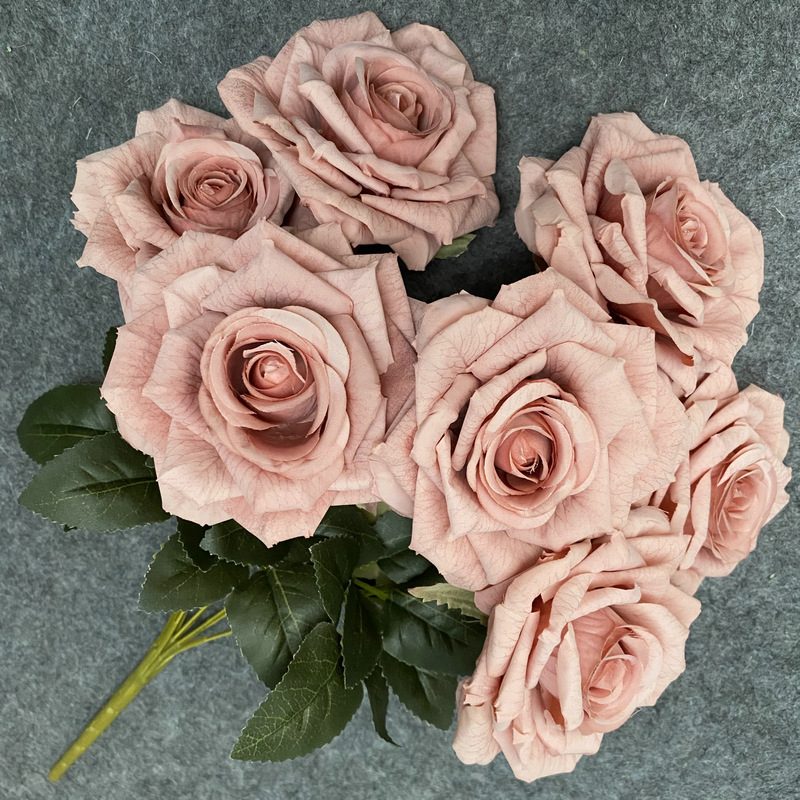 Artificial Rose Bouquet are garden roses made of printed laminated cloth with 12 colors available. Artificial Rose Flowers are used for Home Decor and Wedding Stage Decoration. Leafhometrade specializes in providing wholesale customized artificial plants.