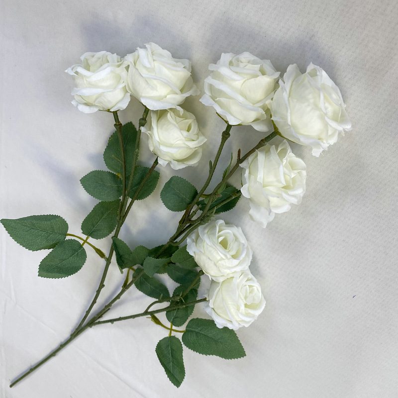 Forever Rose is a garden rose made of brushed fabric and available in 8 colors. Artificial rose flowers are used for home decoration and wedding flower arrangements. Leafhometrade specializes in providing wholesale custom artificial plants.