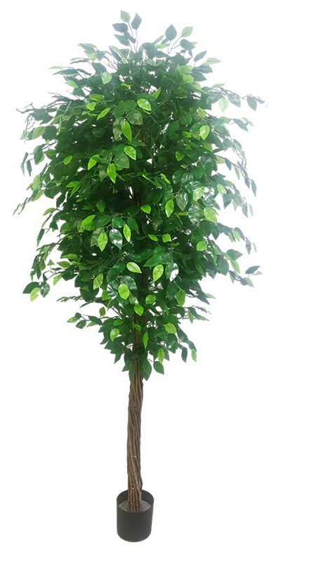 Artificial ficus are made of Feel glue, Solid wood pole, iron wire, tape. Artificial trees with extremely realistic appearance can decorate hotels, casinos, restaurants, shopping malls, retail stores, apartment and office buildings, theaters, stadiums and private homes. Artificial trees can be reused for many years, which makes the initial investment a significant saving in the long run, especially when you consider the maintenance costs required for certain types of trees. Once installed, artificial trees require no maintenance, watering and cleaning, except for occasional dusting when the situation requires it. Leafhometrade specializes in providing wholesale custom artificial plants.