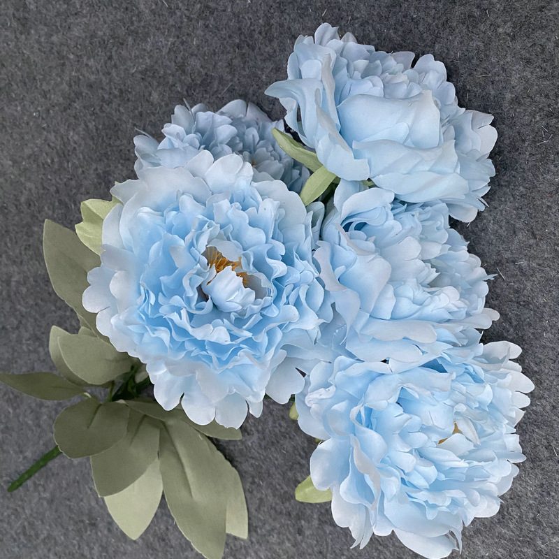 Artificial peony flowers is made of fabric cloth and is available in 6 colors. Peony Flower Arrangement are used for wedding bouquet, party, office decoration, altar, church. Artificial peony flower arrangements can be paired with Tulips, eucalyptus leaves, hydrangeas, dahlias, roses, baby's breath, green greenery stem, etc. Leafhometrade specializes in providing wholesale custom artificial peony flowers.