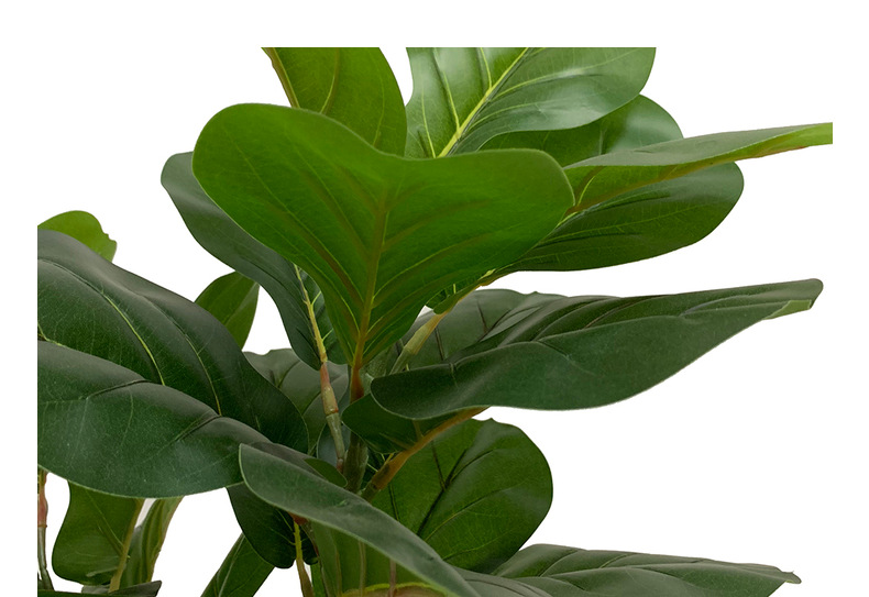 Faux fiddle fig tree are made of Feel glue, environmentally friendly plastic. Artificial trees with extremely realistic appearance can decorate hotels, casinos, restaurants, shopping malls, retail stores, apartment and office buildings, theaters, stadiums and private homes. Artificial trees can be reused for many years, which makes the initial investment a significant saving in the long run, especially when you consider the maintenance costs required for certain types of trees. Once installed, artificial trees require no maintenance, watering and cleaning, except for occasional dusting when the situation requires it. Leafhometrade specializes in providing wholesale custom artificial plants.