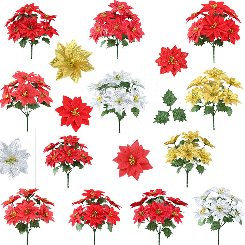 Five Ways to Decorate with Artificial Poinsettias