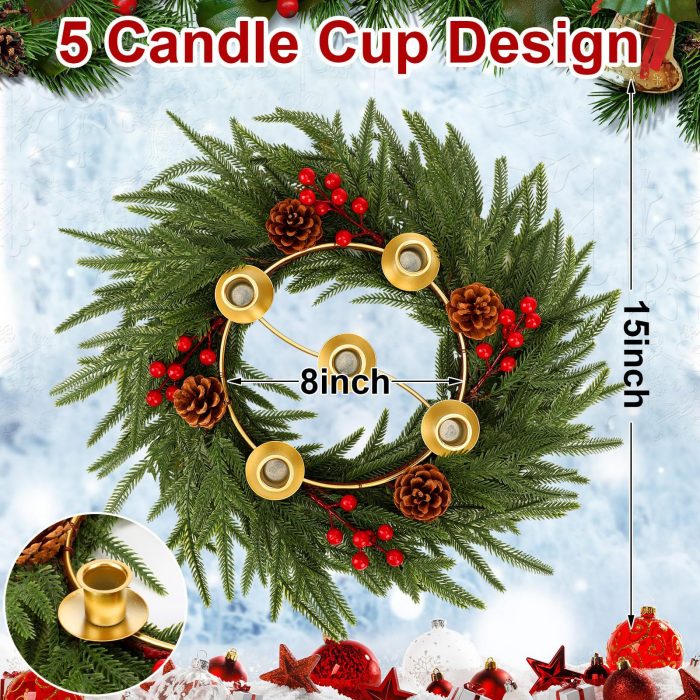 The Classic Evergreen Advent Wreath,The Modern Minimalist Advent Wreath,The Rustic Farmhouse Advent Wreath,The Brass and Metal Advent Wreath,The Nativity Advent Wreath,The Wooden Advent Wreath,The Five-Candle Advent Wreath,The Purple Ribbon Advent Wreath,Advent Wreath